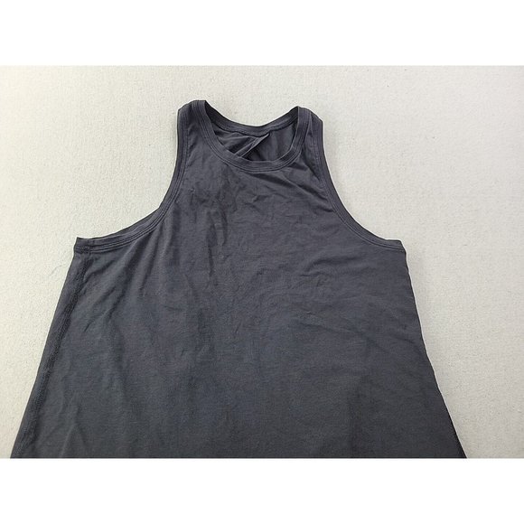Lululemon Women 6* Black Open Back Tank Top Lightweight Vented Stretch Yoga Gym - Picture 8 of 8